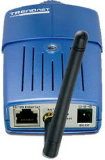 TV-IP100W - connector view.